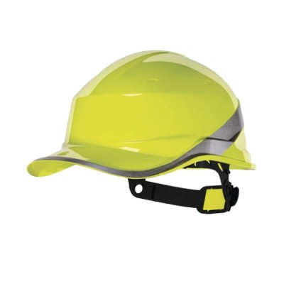 หมวกนิรภัย ABS DIAMOND V DELTA สีเหลือง DELTAPLUS	