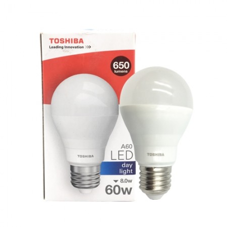 หลอดไฟ LED A60 8W DL E27 (G3) TOSHIBA