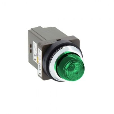 ไพล็อตแลม 30มม LED APN126-G สีเขียว IDEC