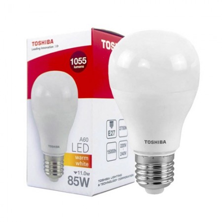 หลอดไฟ LED A60 11W WW E27(G4) TOSHIBA LT