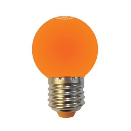 หลอด LED ปิงปอง 1W ส้ม MELLOW