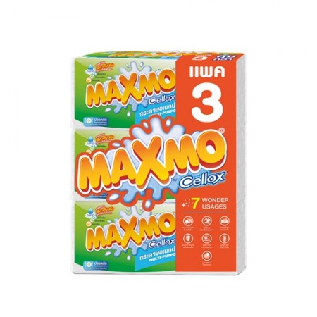 กระดาษชำระแบบแผ่น MAXMO 90แผ่น