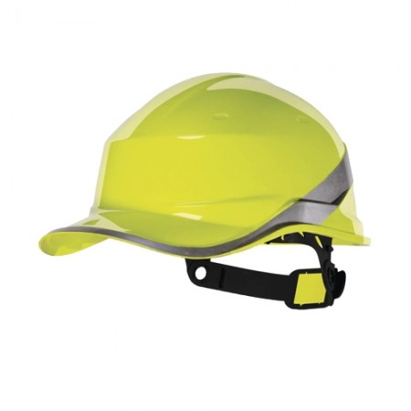 หมวกนิรภัย ABS DIAMOND V DELTA สีเหลือง DELTAPLUS	