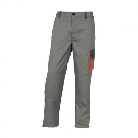 กางเกงทำงาน DMACHPAN DELTA สีเทา-ส้ม XL DELTAPLUS	