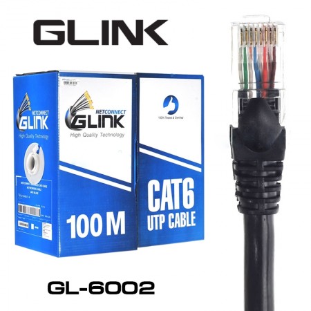 สายแลนCAT6 100เมตร ภายนอก GLINK GLG6002